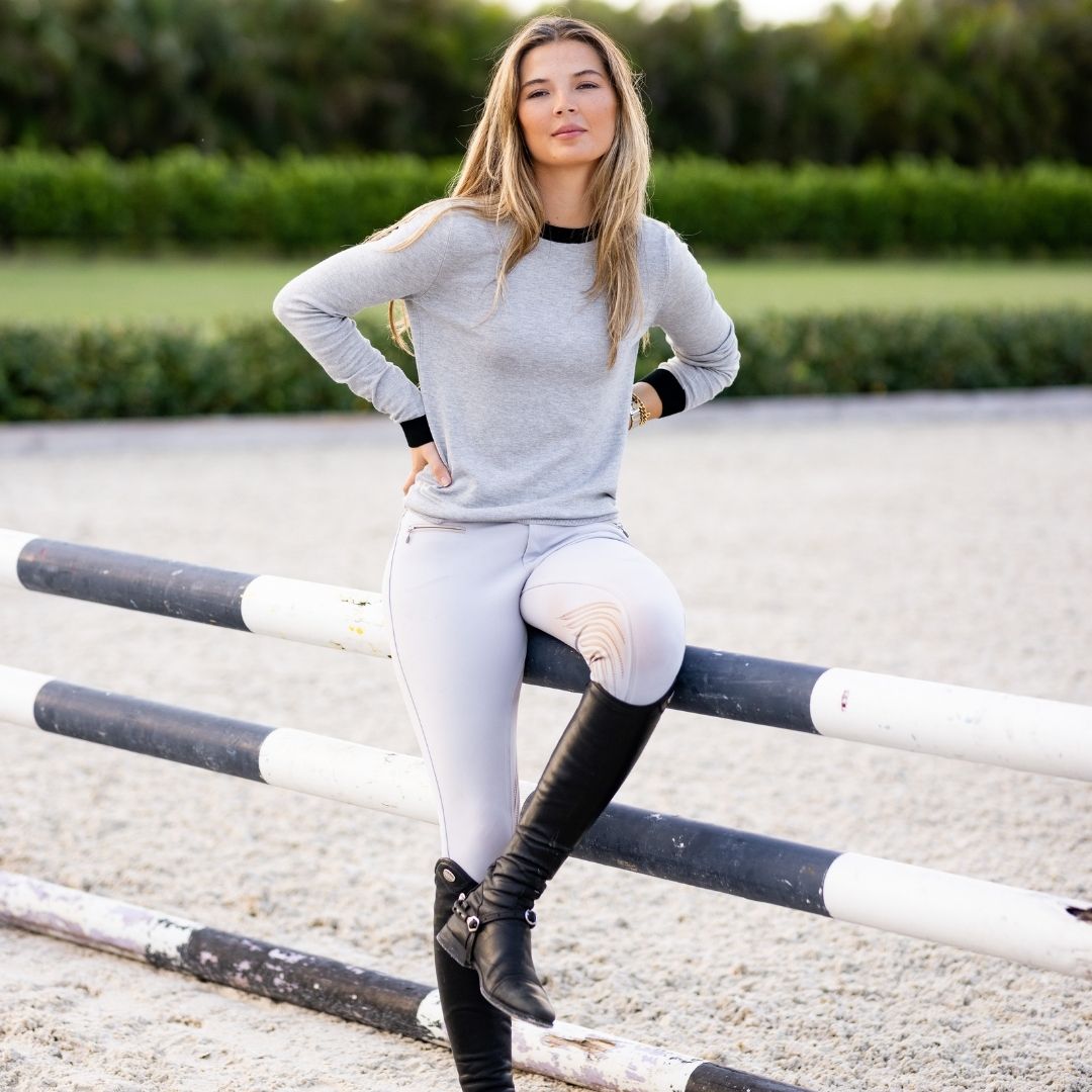 TKEQ ESSENTIAL™: Contrast Crewneck Sweater London