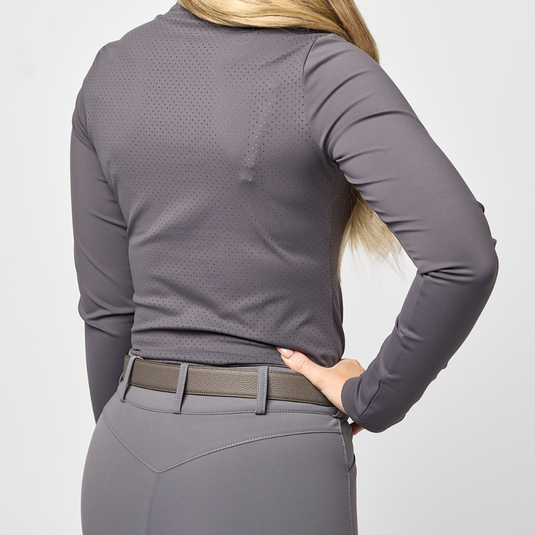 The 'LOGAN' Perforated Competition Top | Dappled