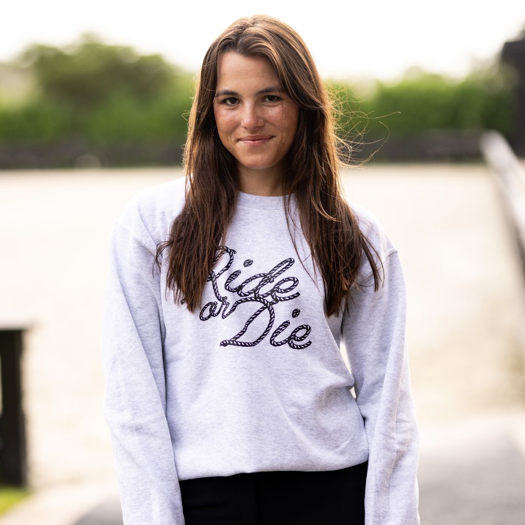 RIDE OR DIE Sweatshirt | Ash