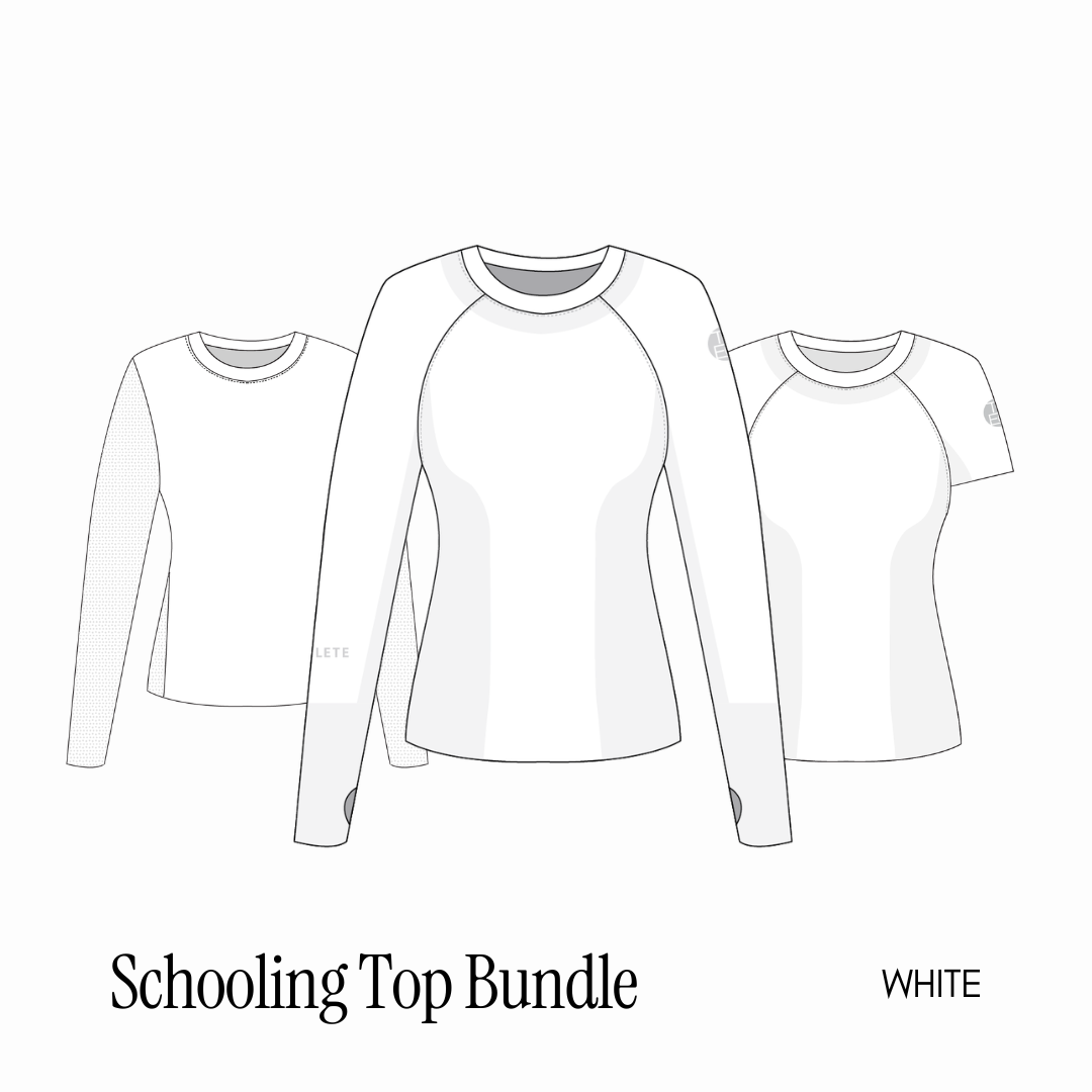 Schooling Top Bundle | Classic White