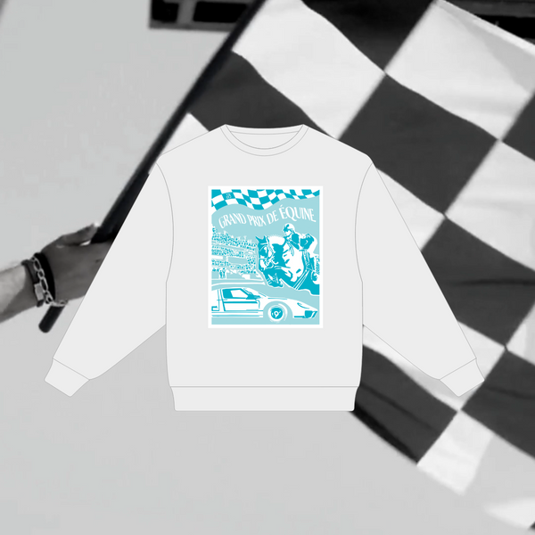 GRAND PRIX POSTER Sweatshirt | Ash