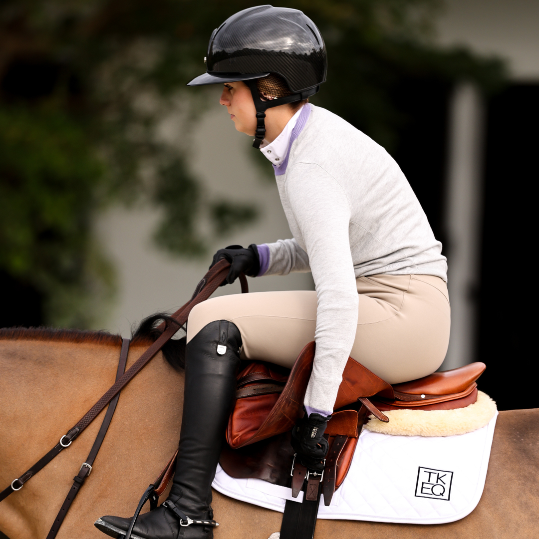 TKEQ ESSENTIAL™: Contrast Crewneck Sweater | Seven