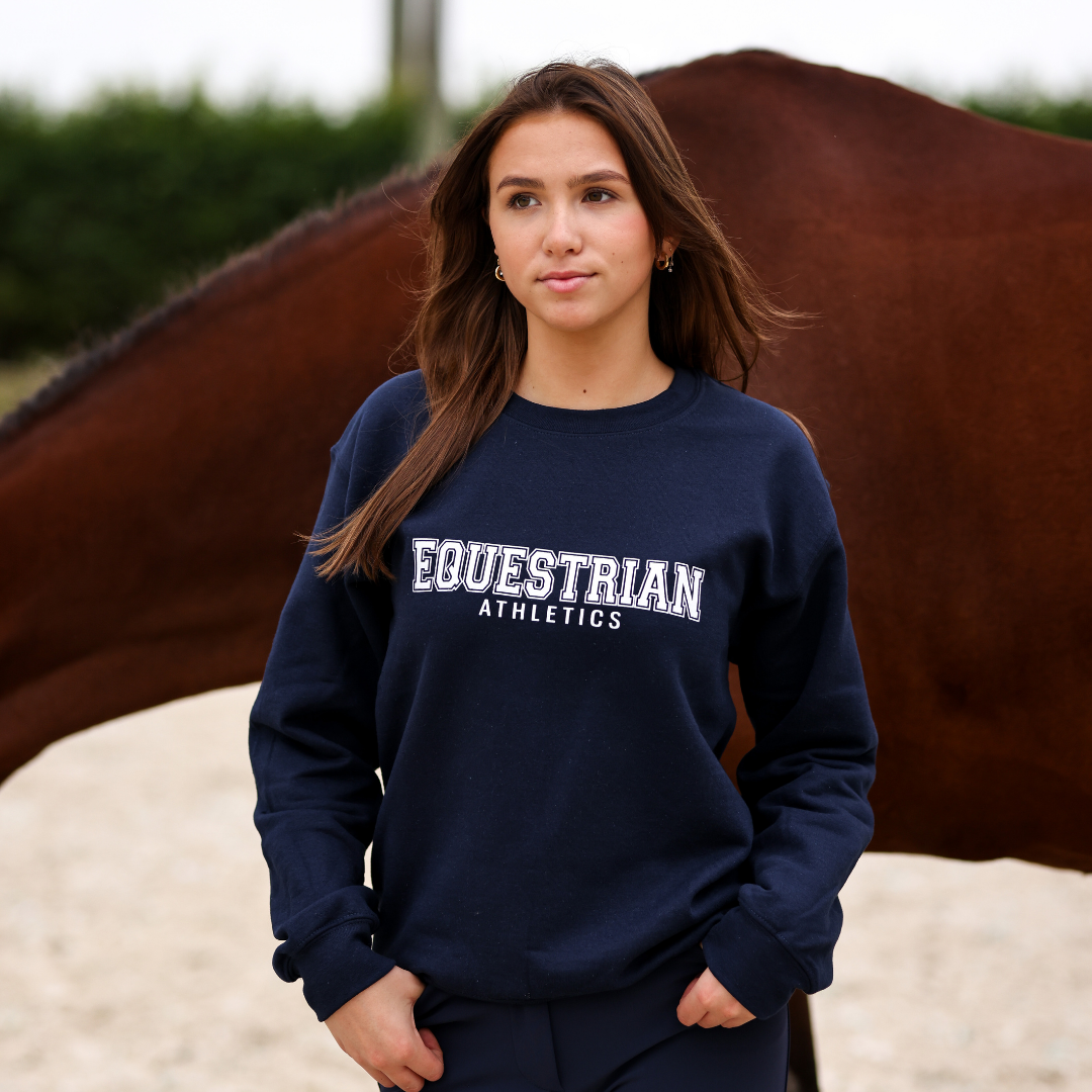 EQUESTRIAN ATHLETICS Sweatshirt | Classic Navy