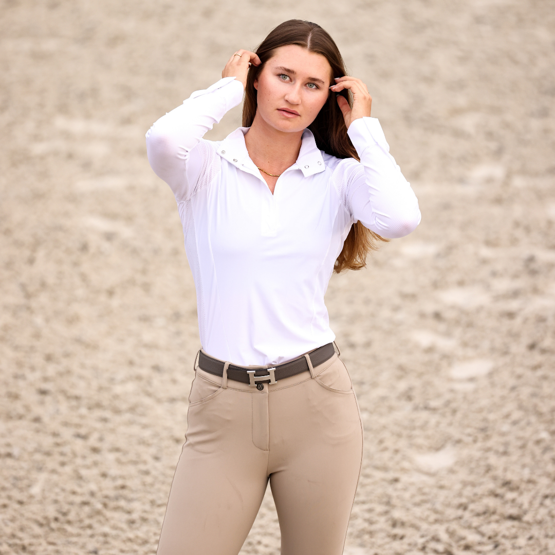 The 'SKYLAR' Competition Top | Classic White