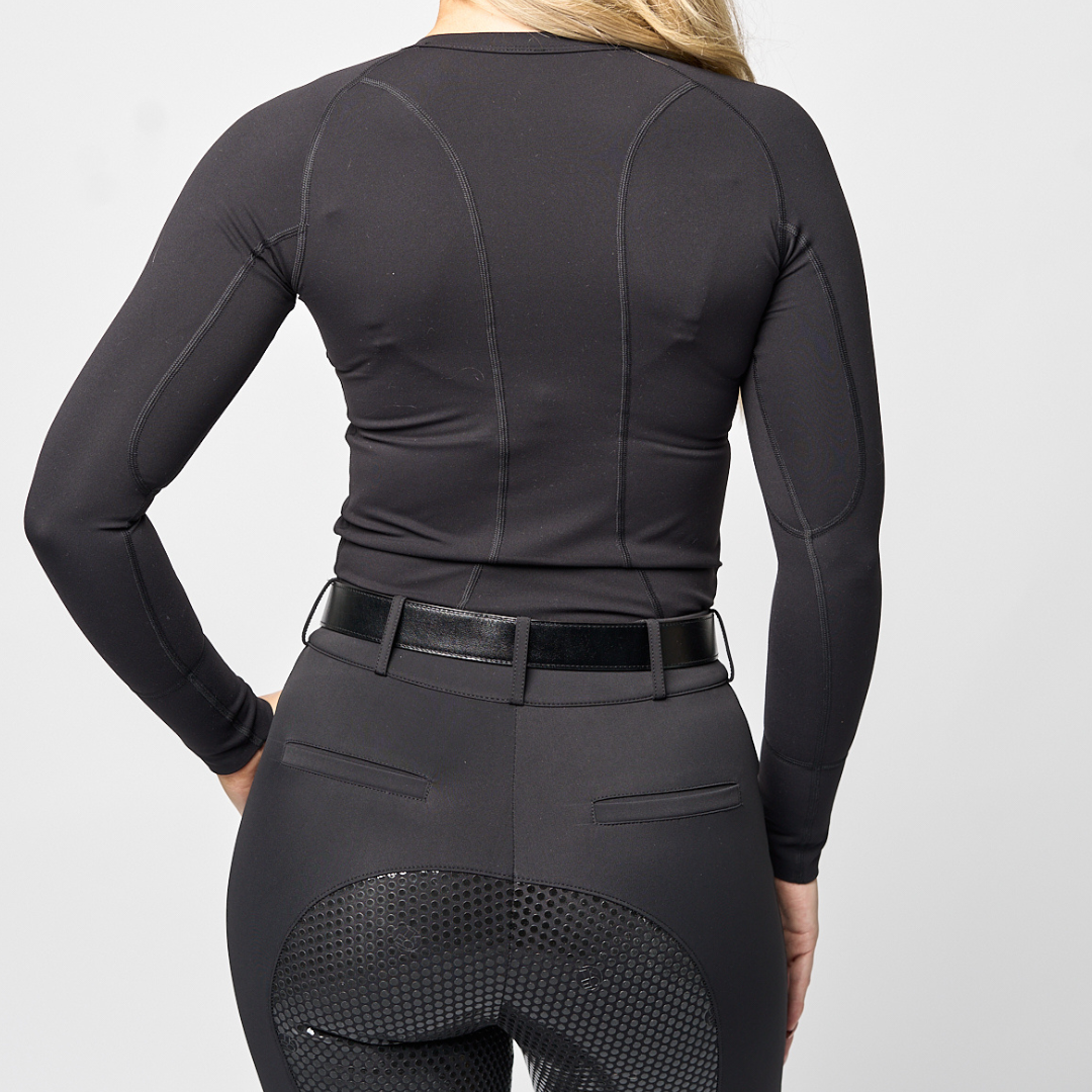 The 'KASSIDY' Technical Top | Classic Black