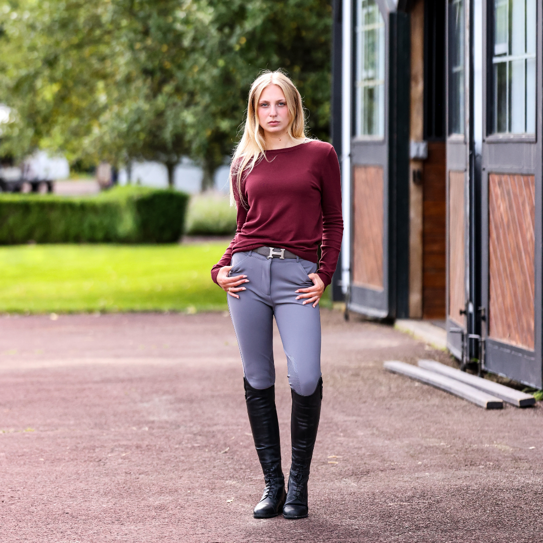 TKEQ ESSENTIAL™: Crewneck Sweater | Berry