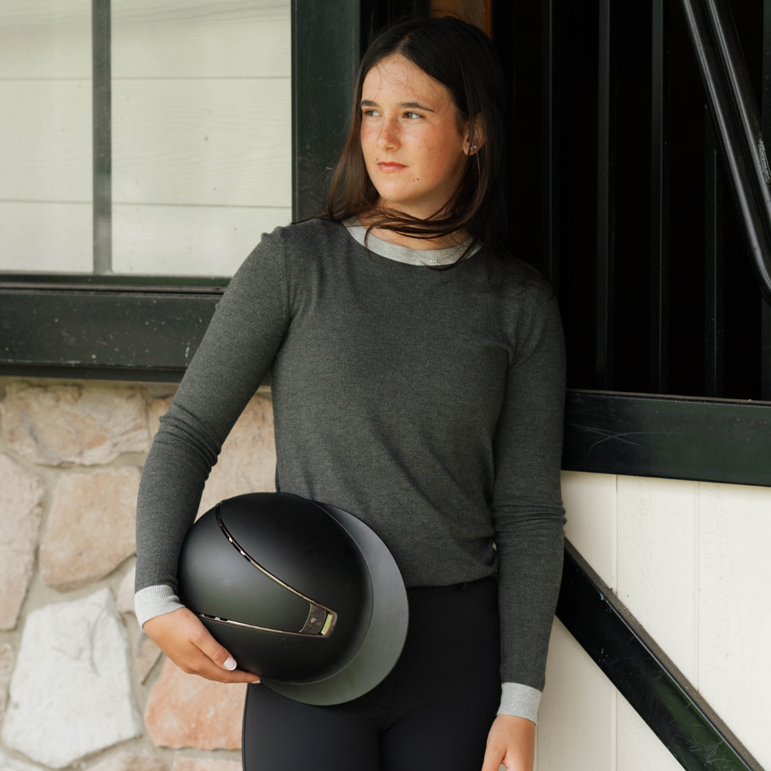 TKEQ ESSENTIAL™: Contrast Crewneck | Grail