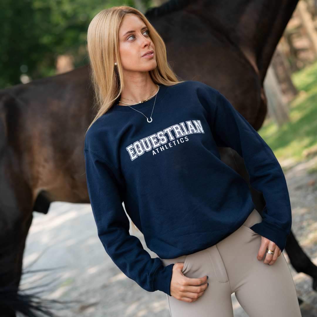 EQUESTRIAN ATHLETICS Sweatshirt | Classic Navy