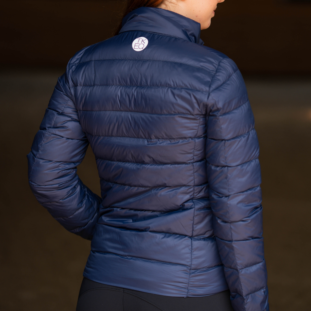 The 'EZ' Packable Down Jacket | Matte Navy