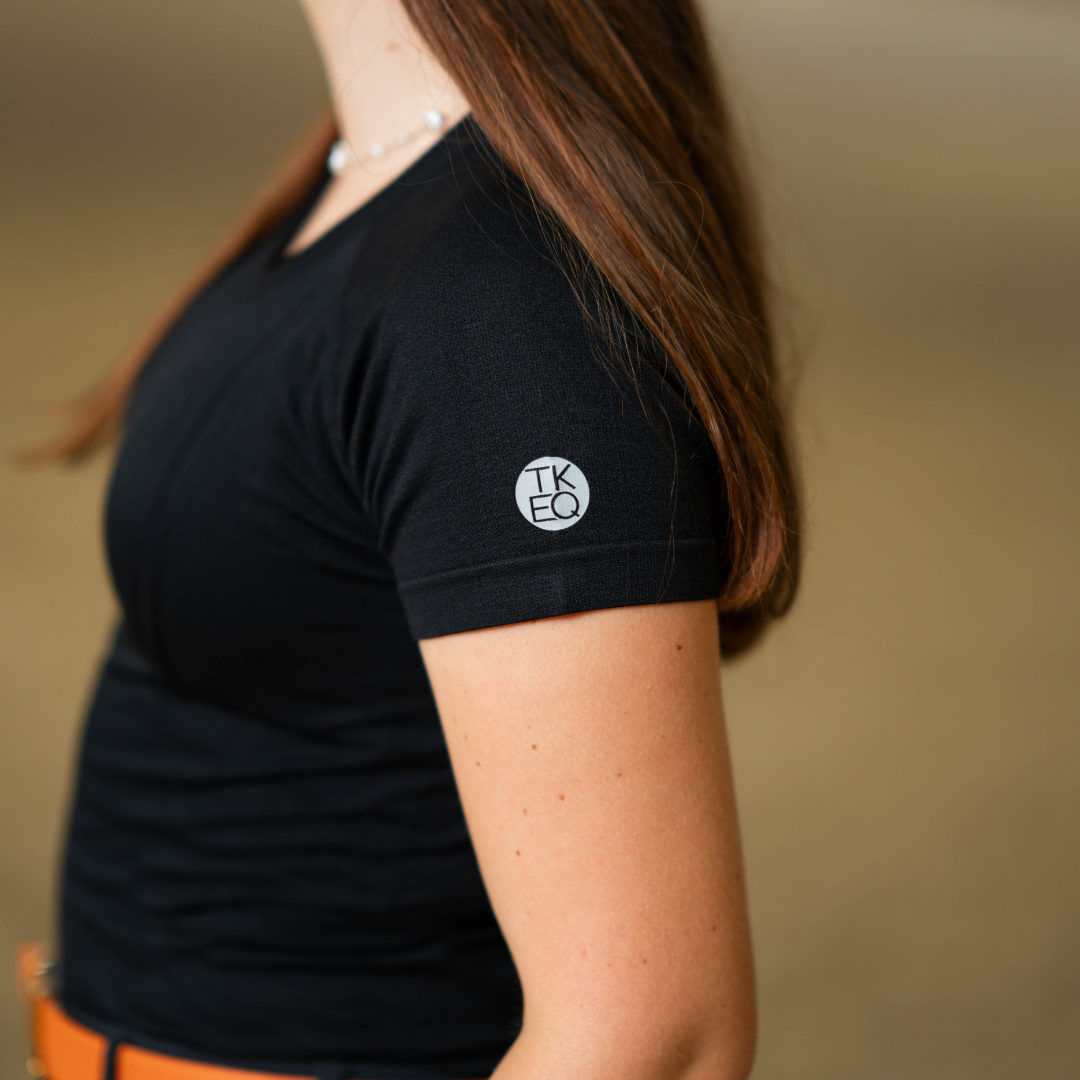 The 'KENNEDY' Seamless Short Sleeve | Classic Black