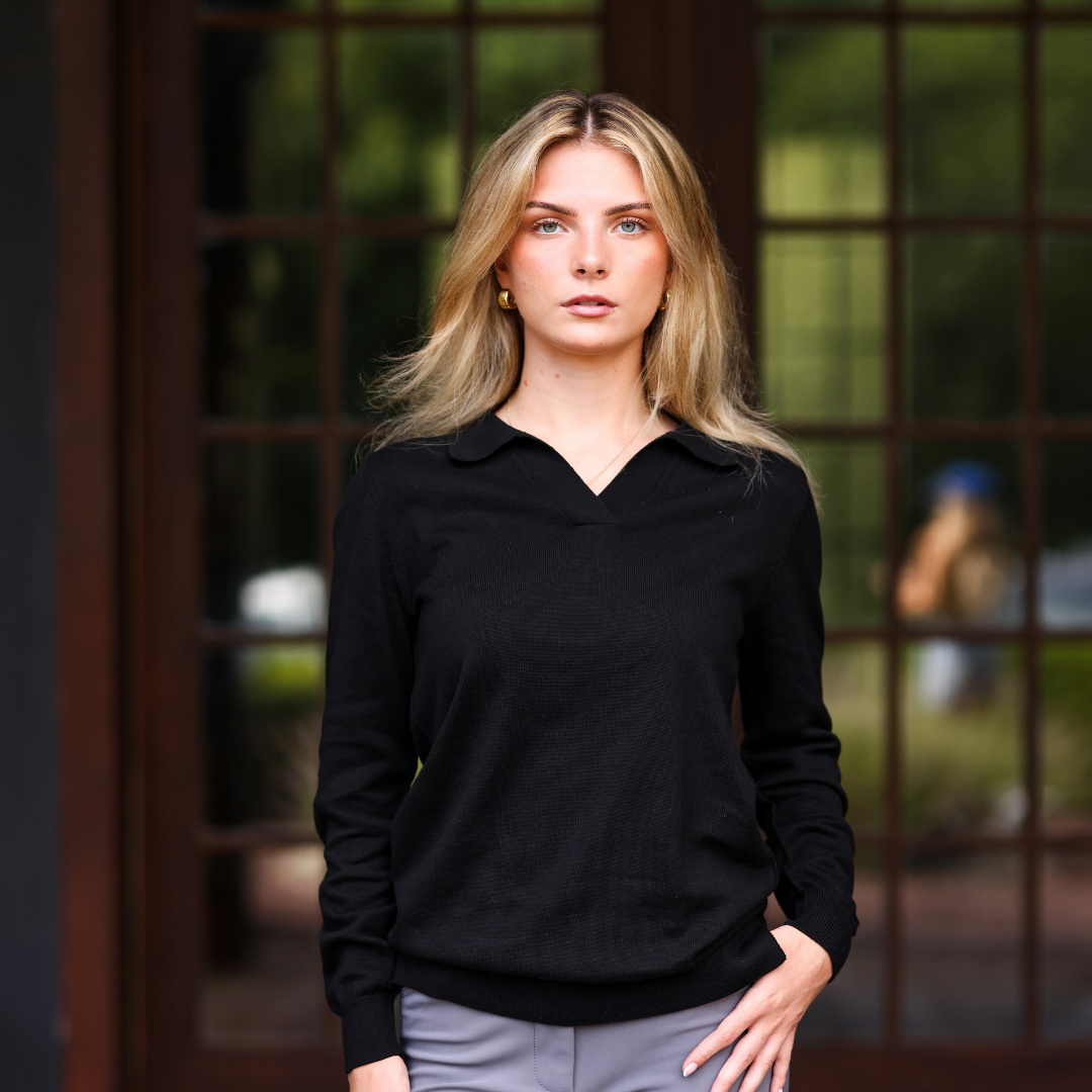 POLO Sweater | Classic Black