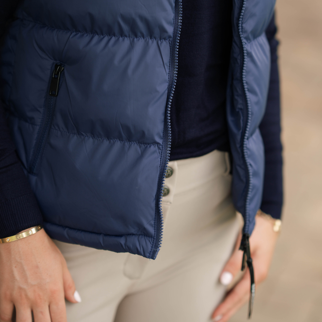 The TKEQ Puffy Vest | Oxford