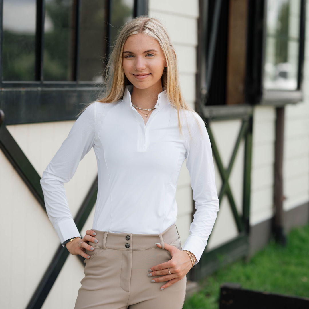 The 'SLOAN' Competition Top | Classic White