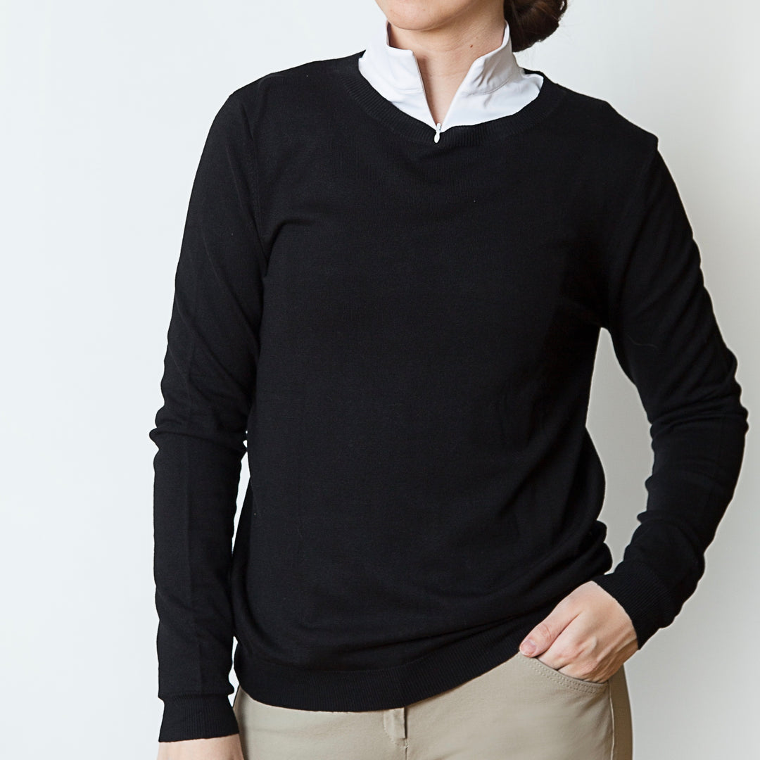 TKEQ ESSENTIAL™: Crewneck Sweater | Classic Black