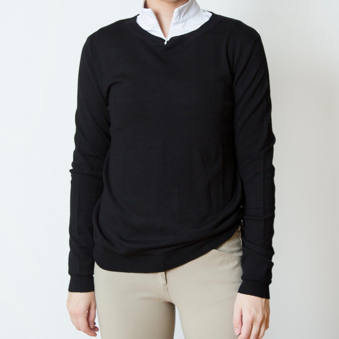 TKEQ ESSENTIAL™: Crewneck Sweater | Classic Black