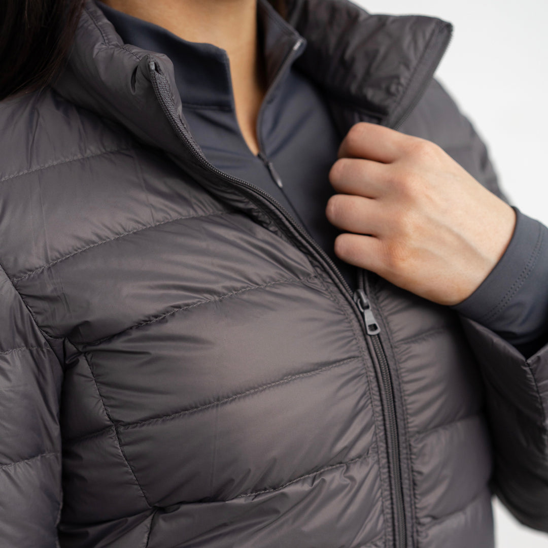 The 'EZ' Packable Down Jacket | Nickel