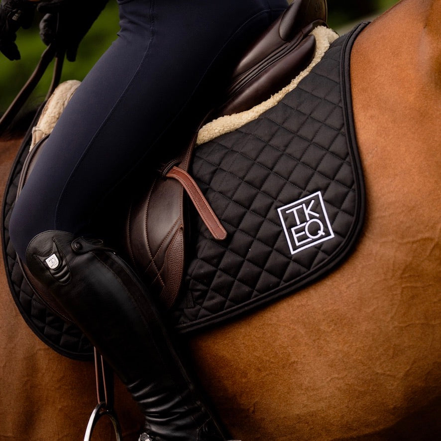 TKEQ x SPR Saddle Pad | Classic Black