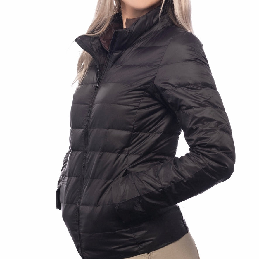 The 'EZ' Packable Down Jacket | Matte Black