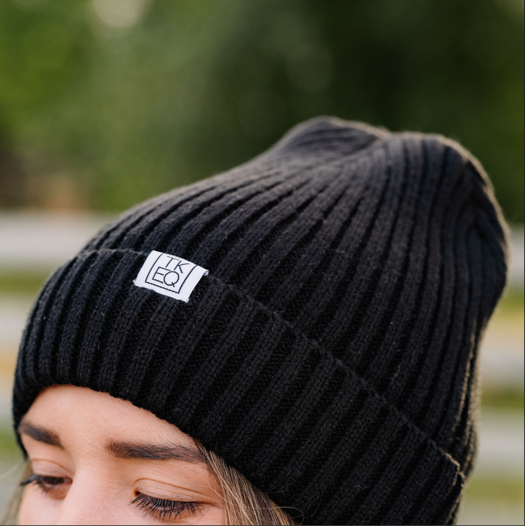 Knit Beanie | Classic Black