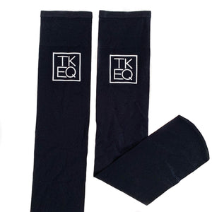 TKEQ Logo Boot Socks | Classic Black